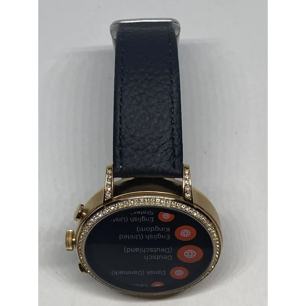 Fossil Gen 4 Authentic Digital Dial Smart Watch Custom Band FTW6015 AB443